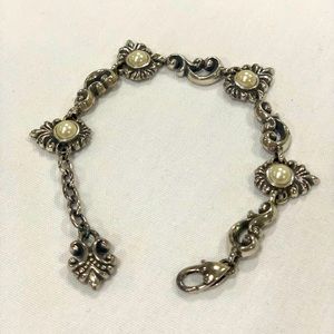 Vintage Brighton Pearl and silver bracelet
